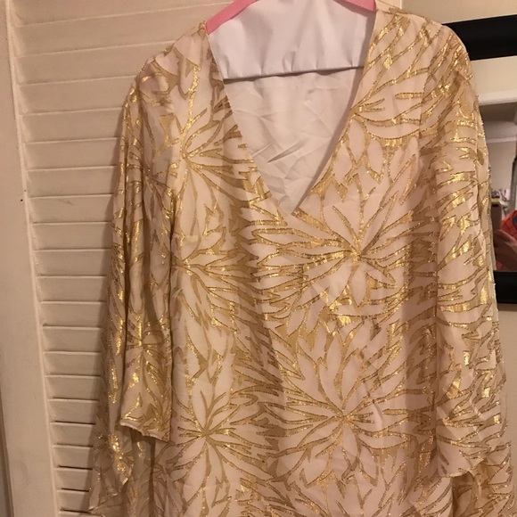 Golden Lilly Pulitzer dress - Picture 1 of 5